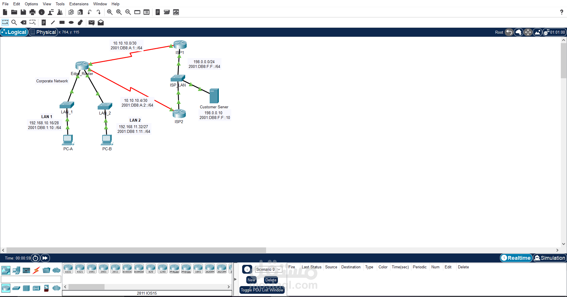 Configure IPv4 and IPv6 Static and Default Routes
