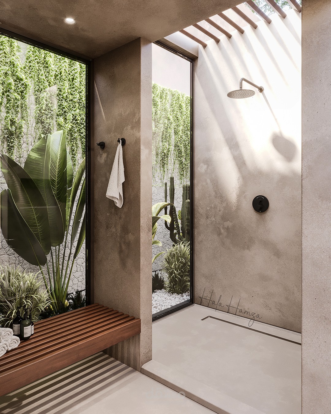 Pool Vestiaire لفيلا ساحلية