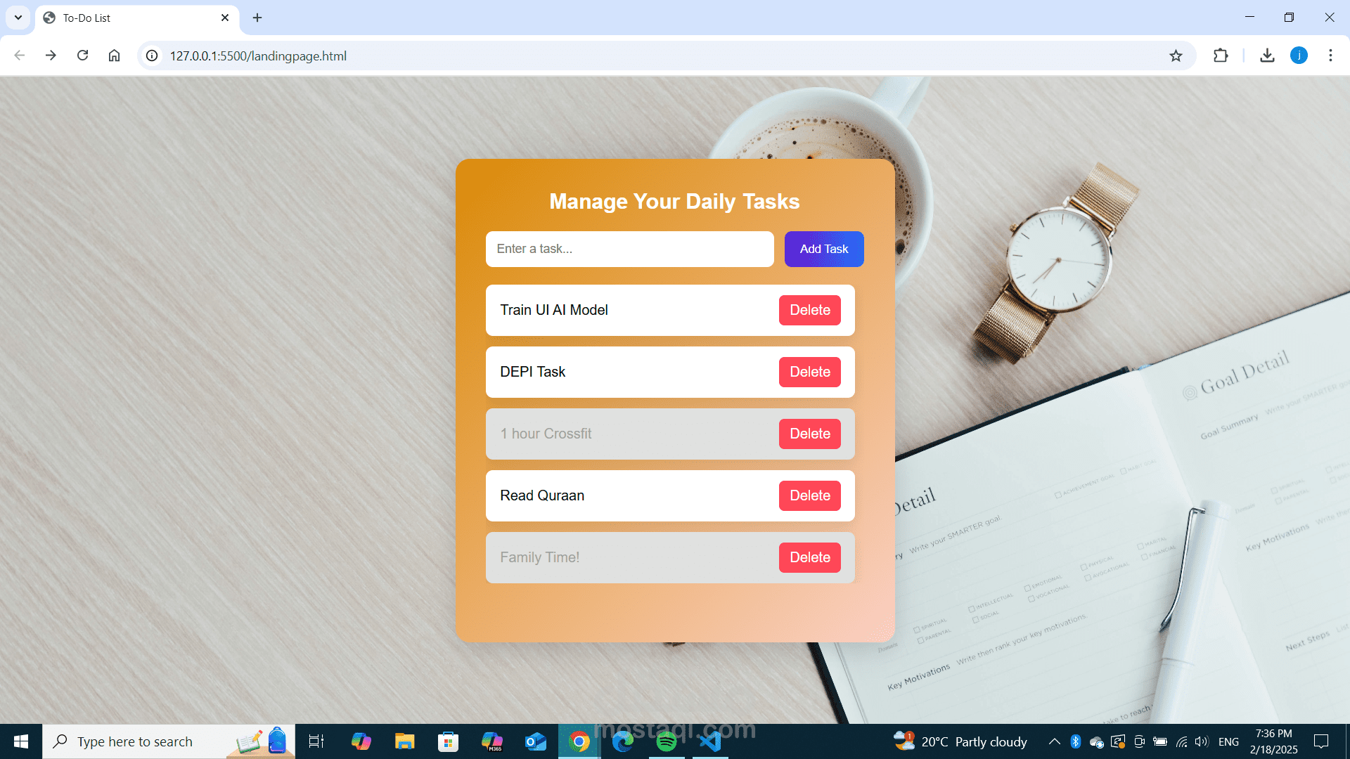 To Do List Friendly App