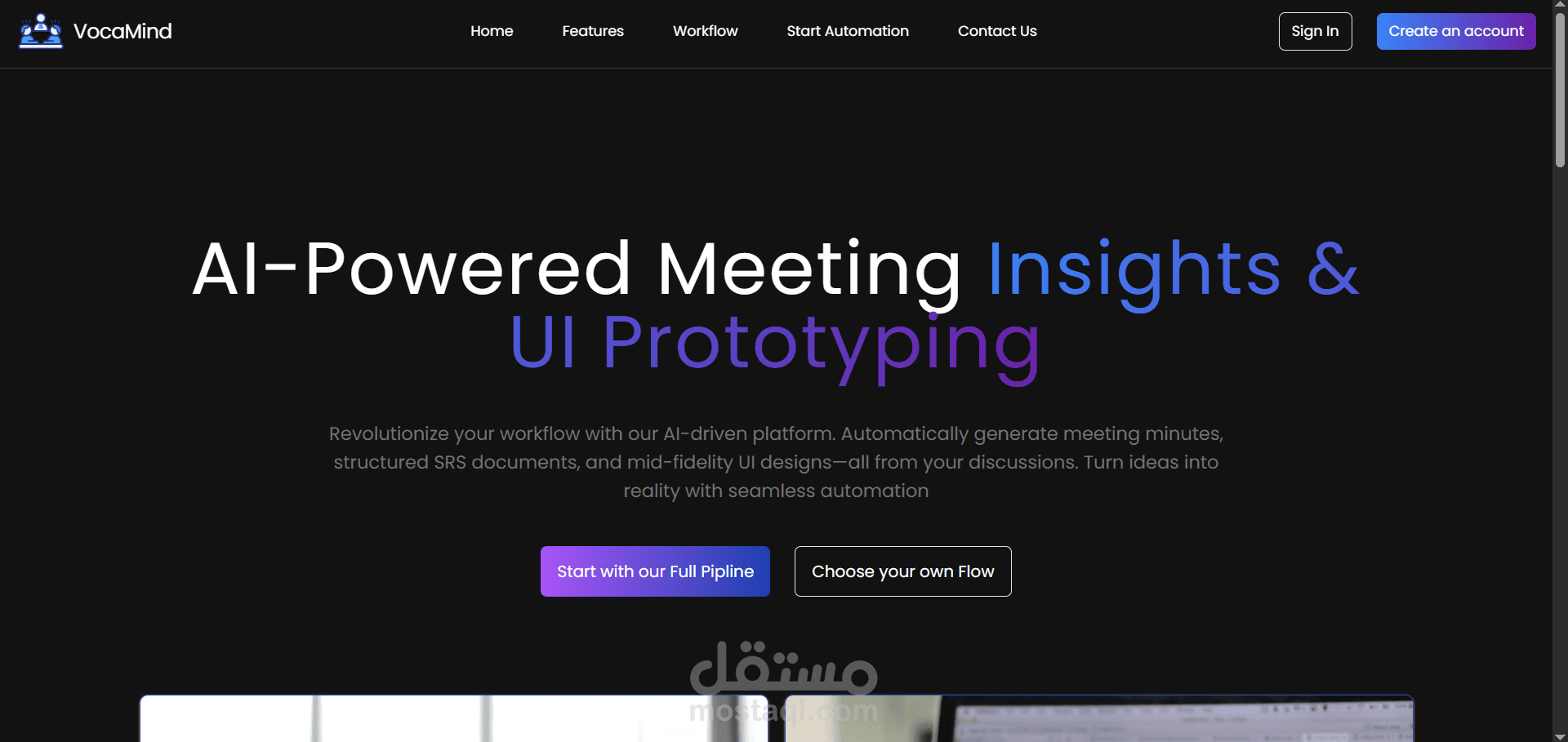 AI Powered Meeting Assistant Frontend