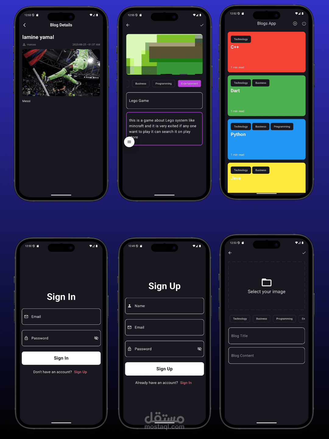 Blogs App - App can share any blogs you need with good UI