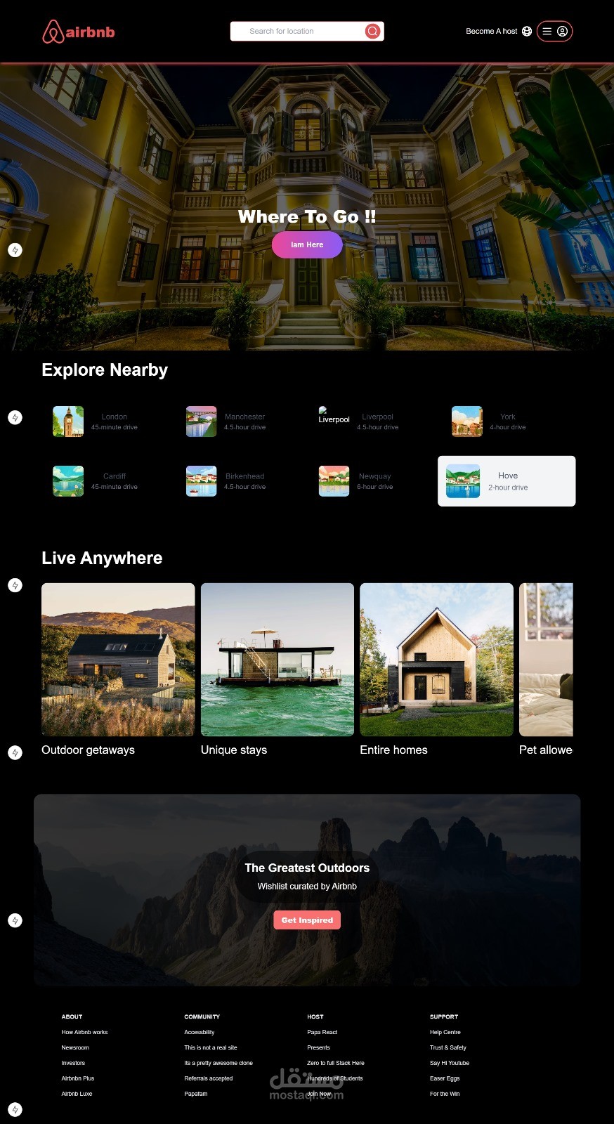 airbnb clone