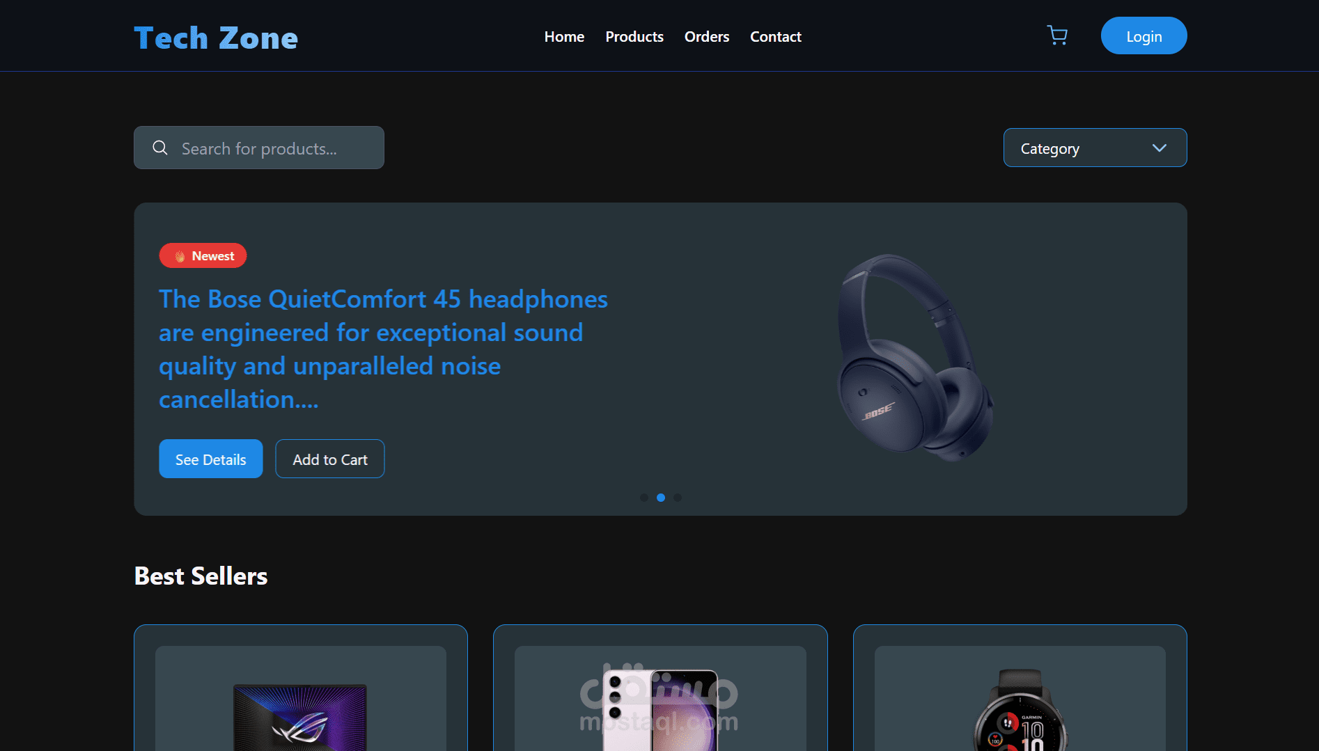 Tech Zone E-Commerce Project