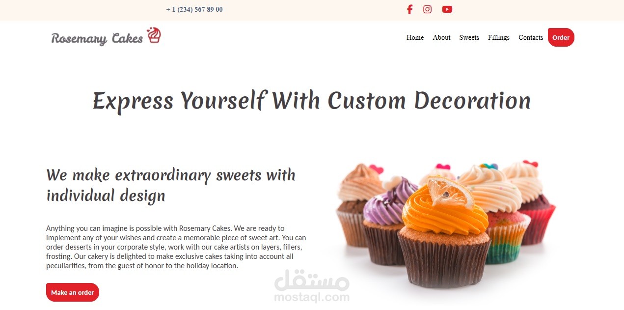 Cakes website