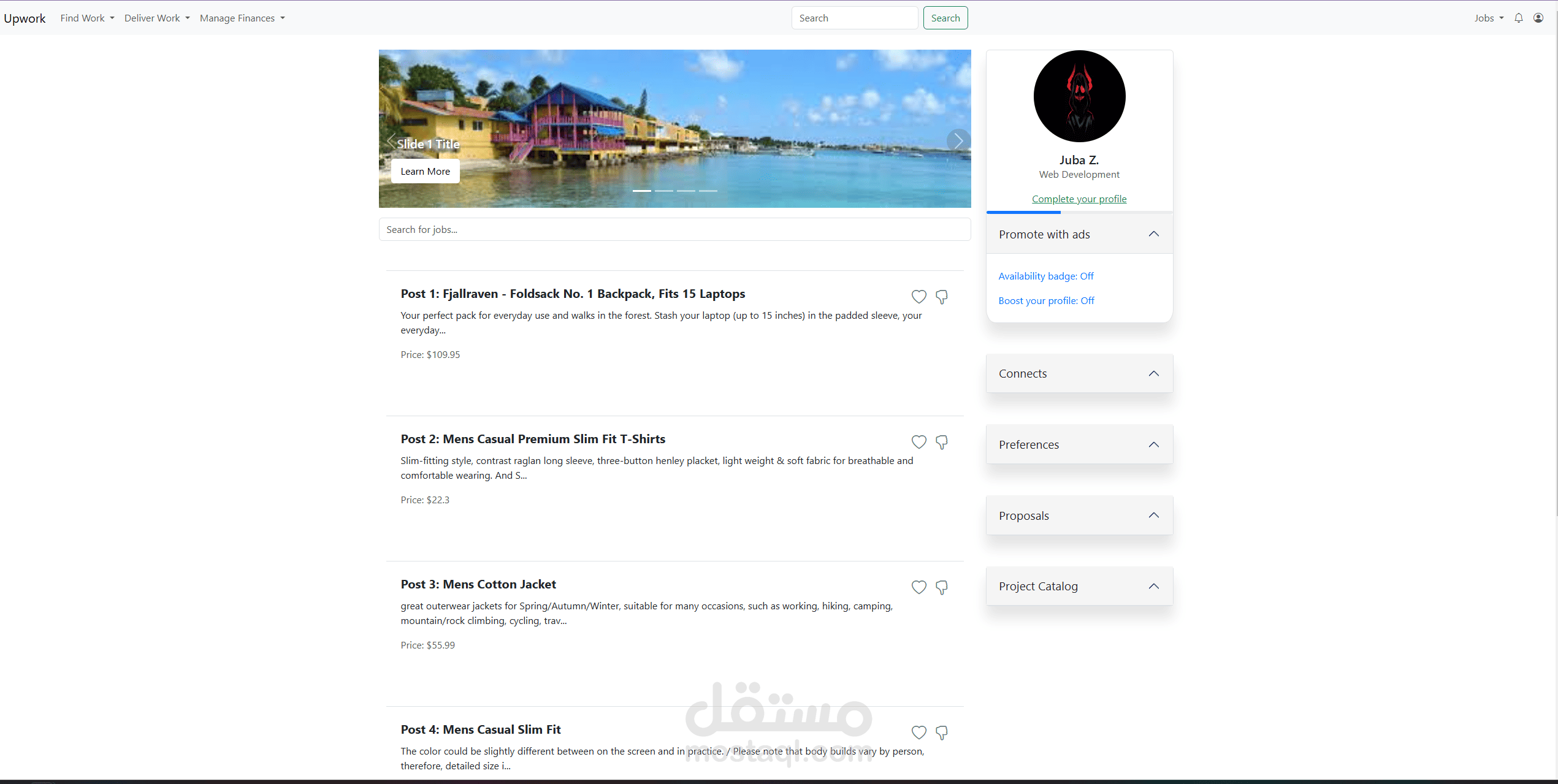 Bootstrap Project Clone For A Knowen Platform | مستقل