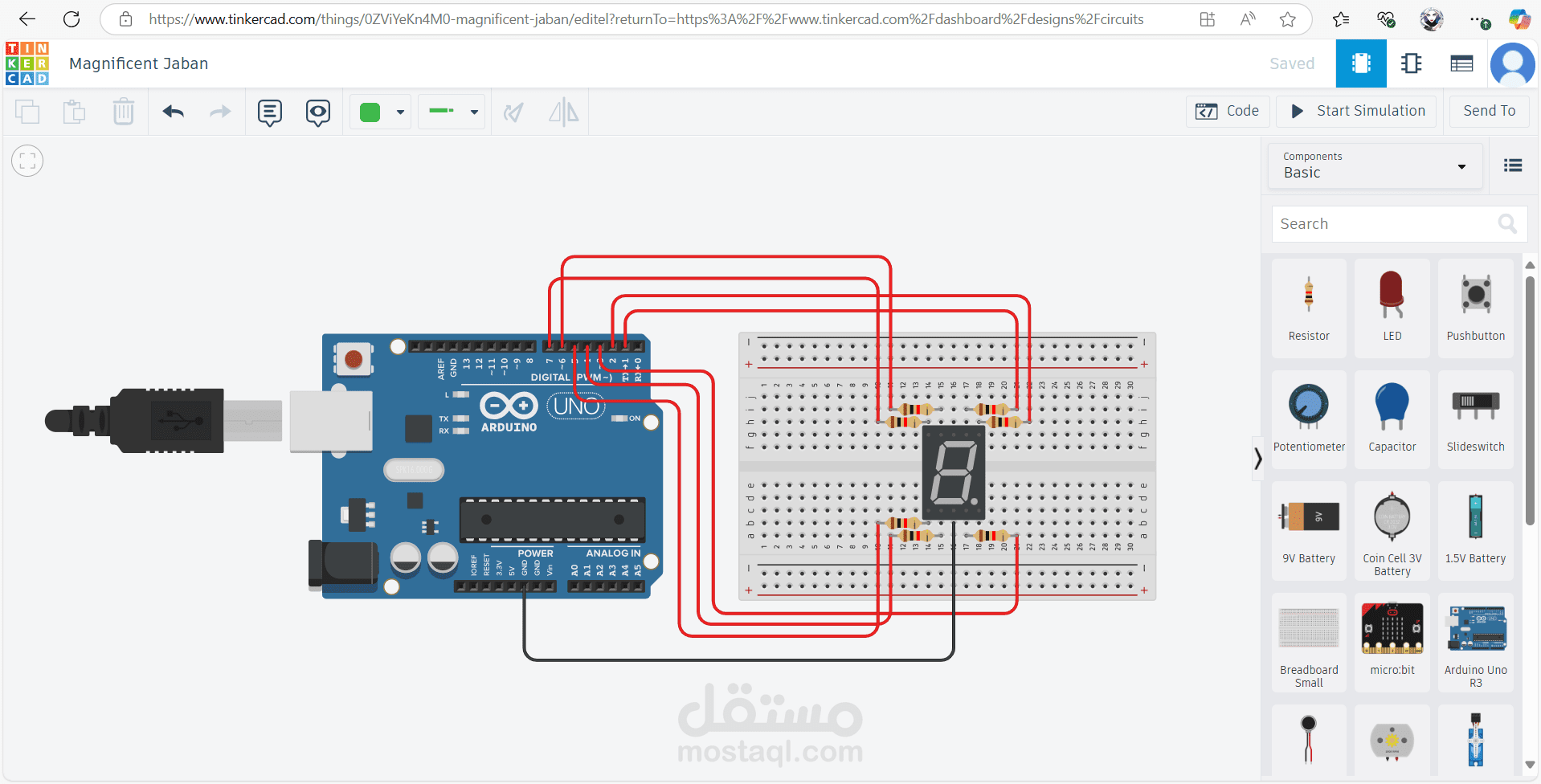 Seven sigment counter