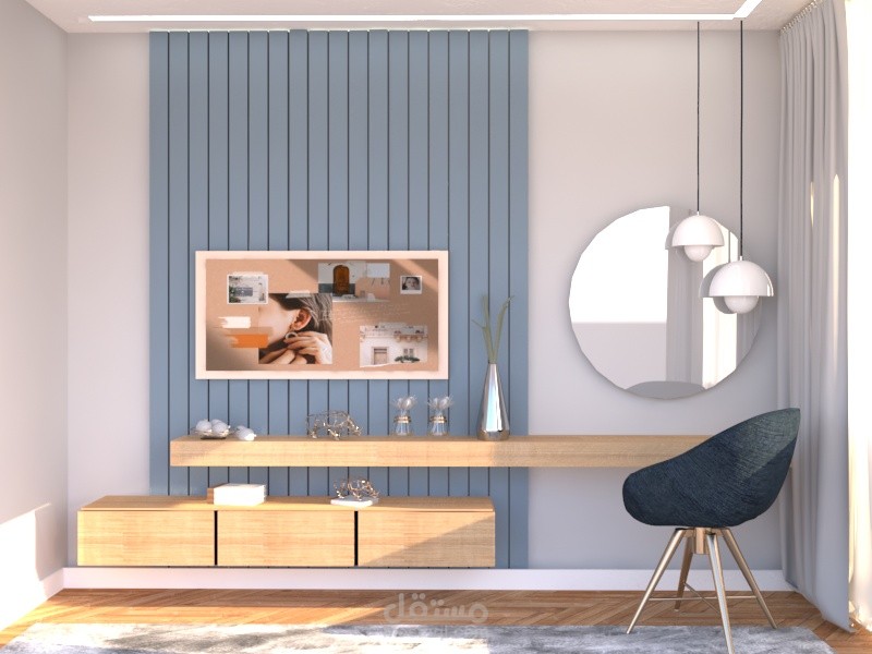 تصميم حائط 3d