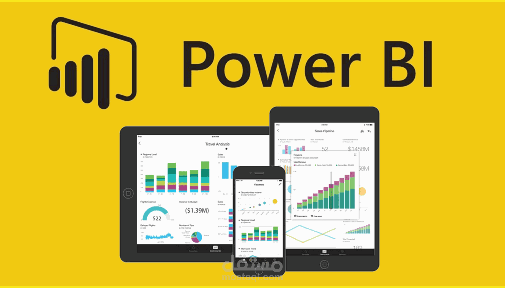 نشاء dashboard و تحليل البيانات باستخدام power bi