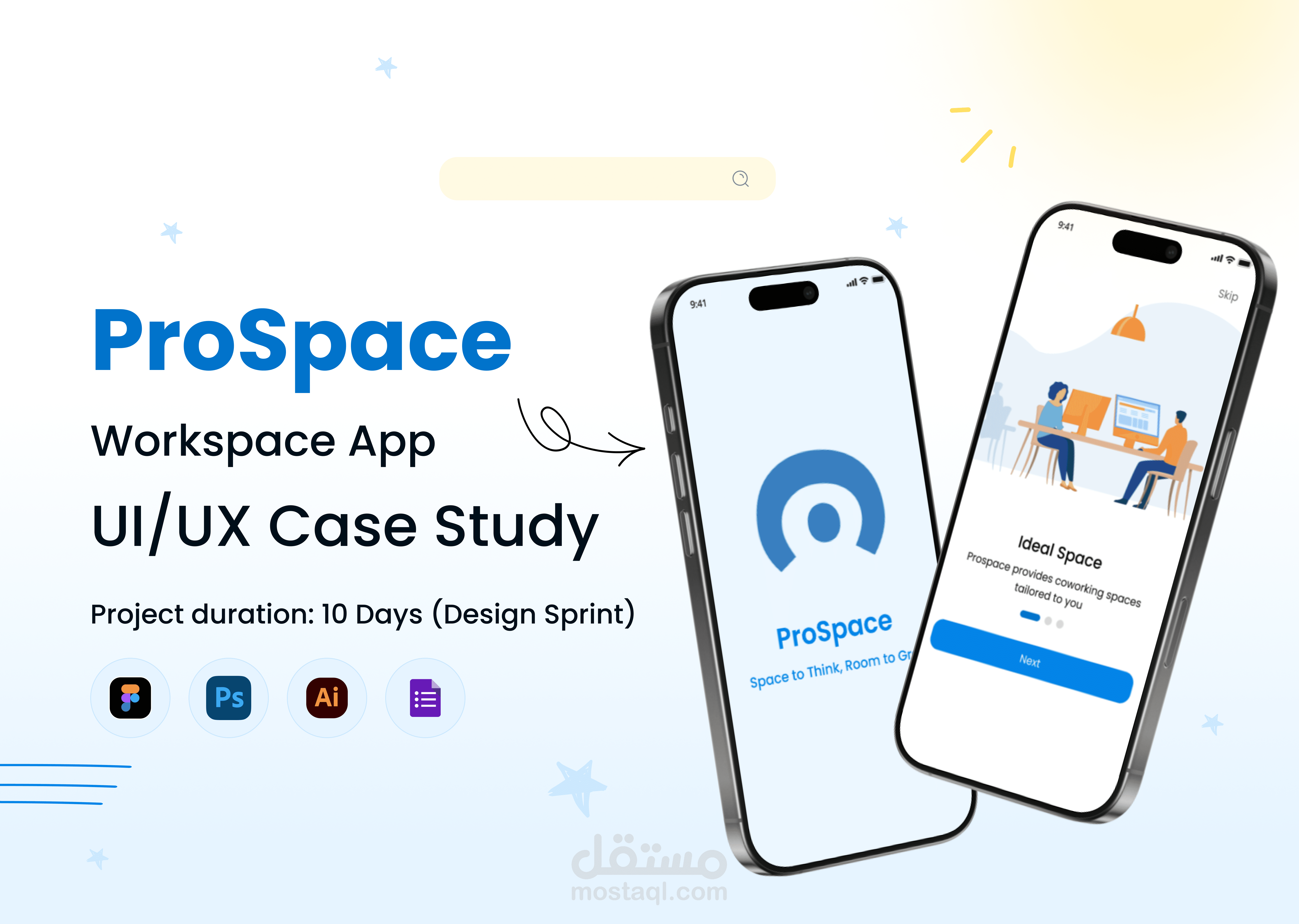 Prospace  app | UI UX Case study
