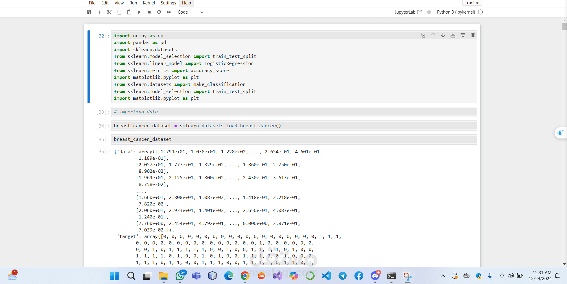 Breast Cancer Prediction Model