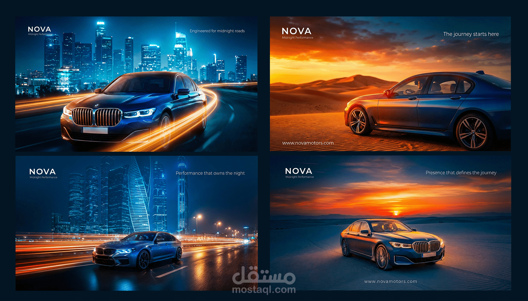 حملة إعلانية مرئية لبراند سيارات