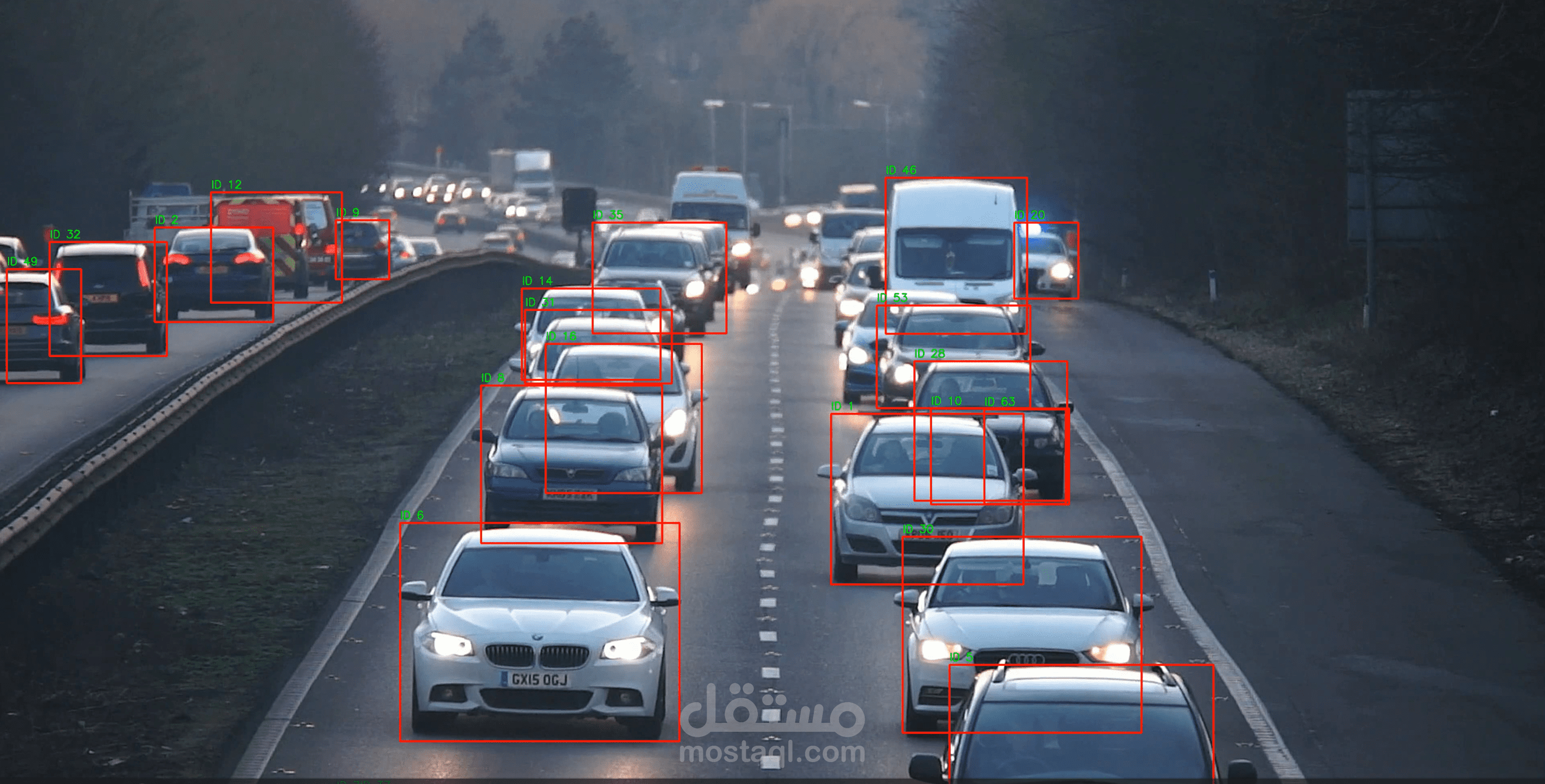 Vehicle-Detection-and-Tracking-with-YOLOv8-SORT