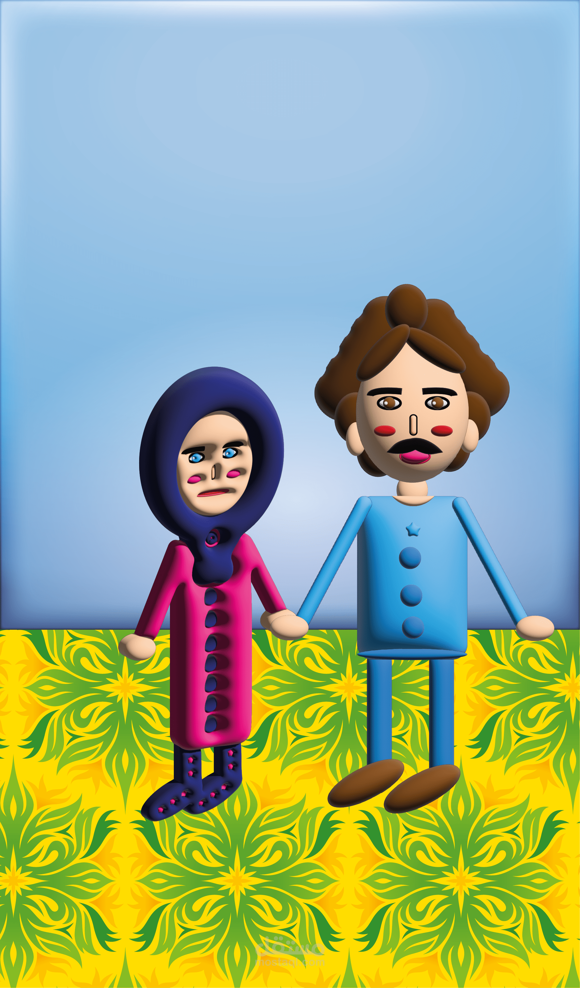 تصميم شخصيات مختلفة