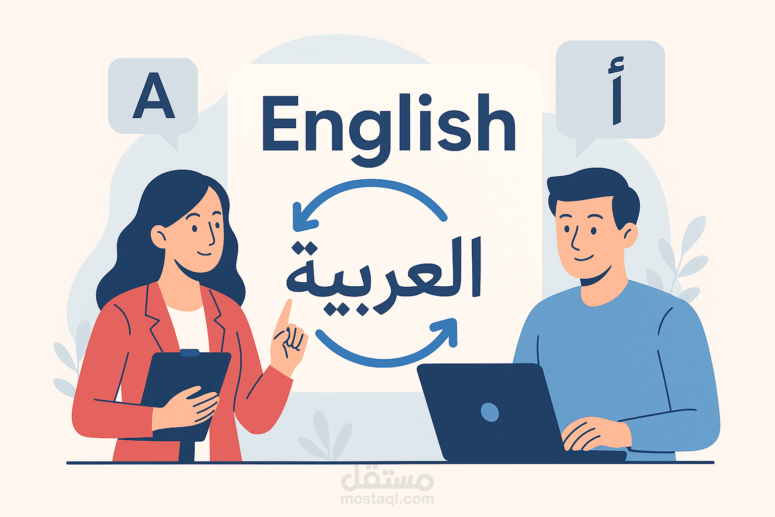 ترجمة احترافية من الإنجليزية إلى العربية والعكس