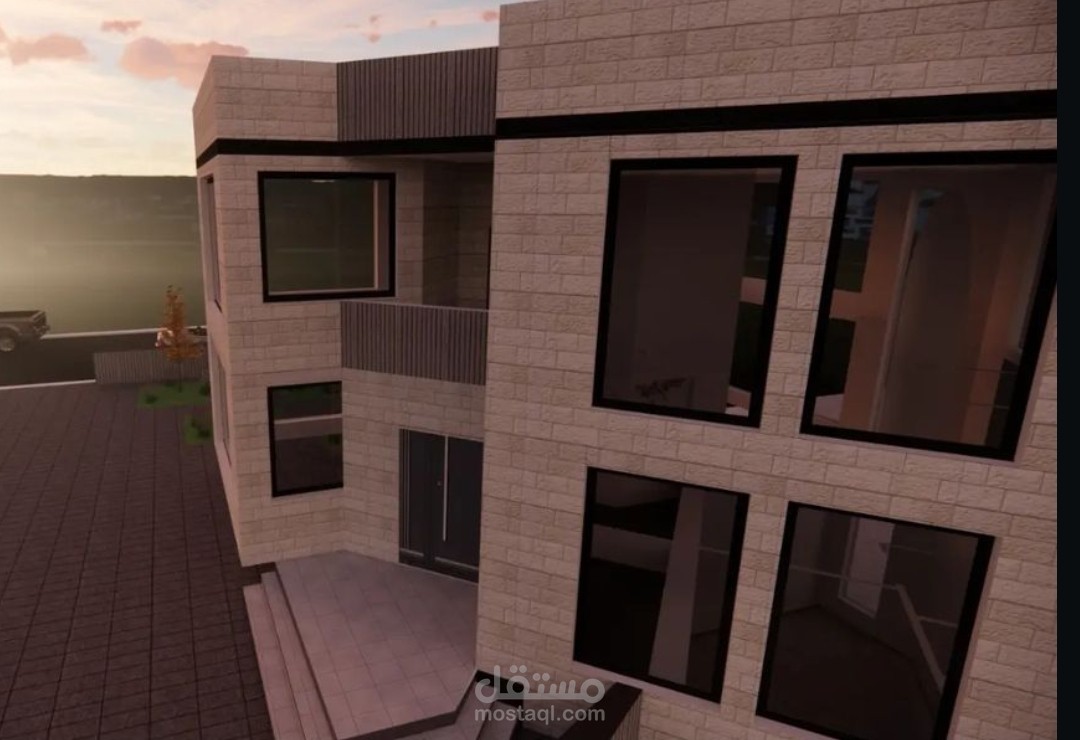 تصميم مبنى 3D