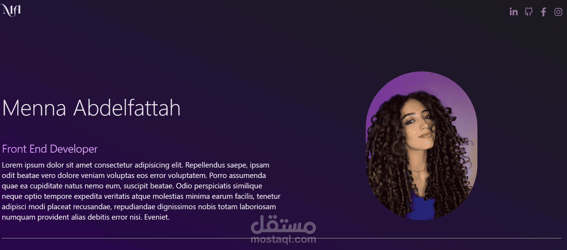 Portfolio website
