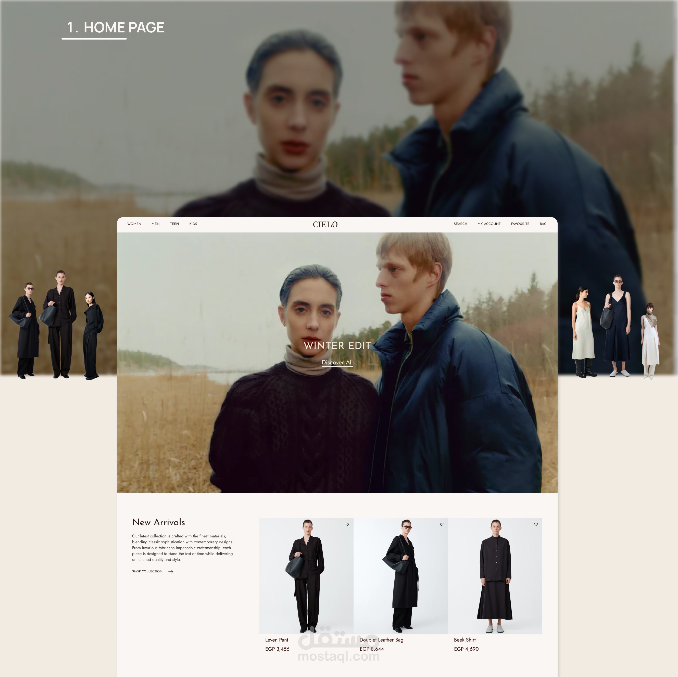 CIELO / Fashion Branding Website & App