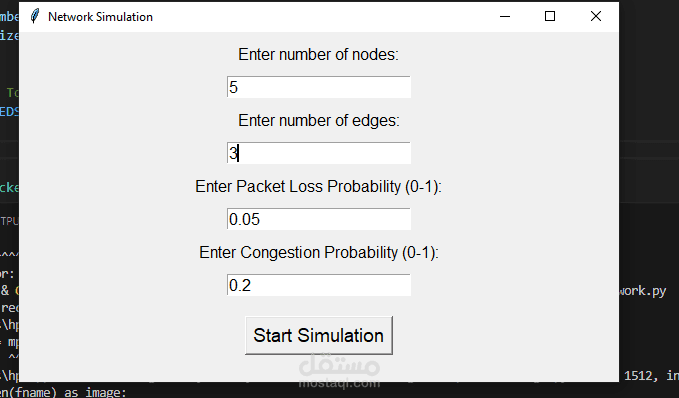 Network simulation project