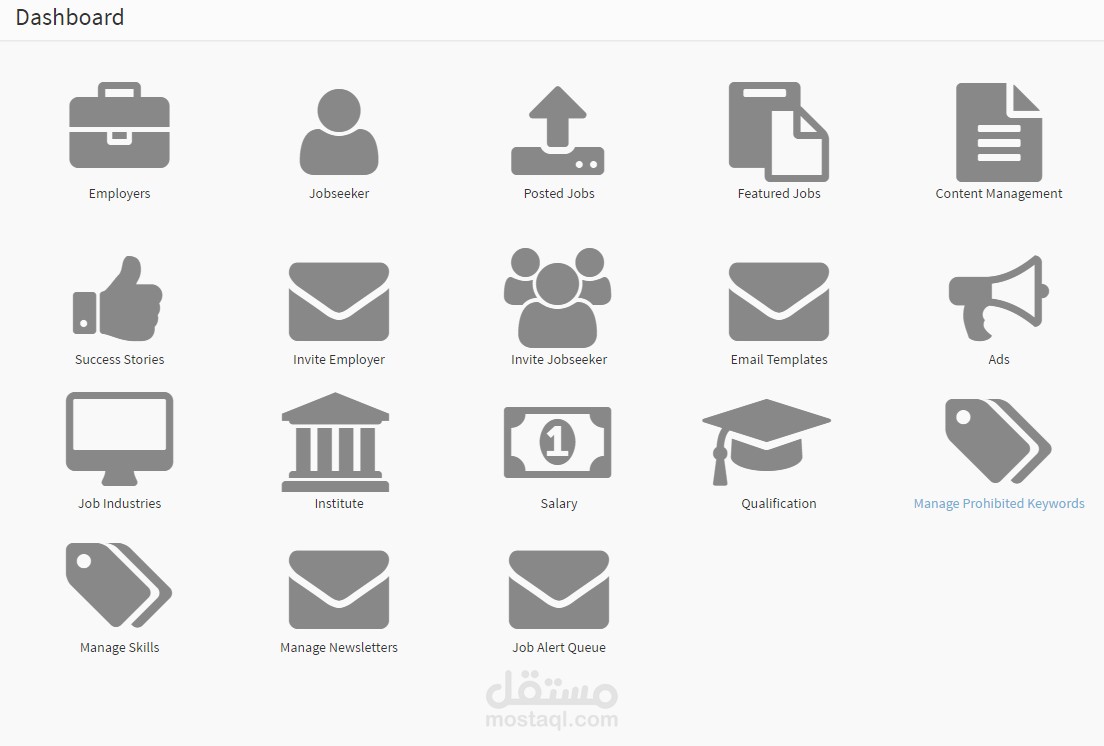 برمجة موقع للاعمال مقل freelancer