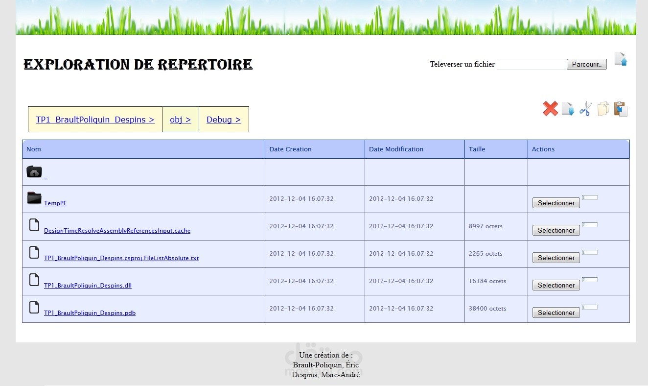إدارة ملف على خادم