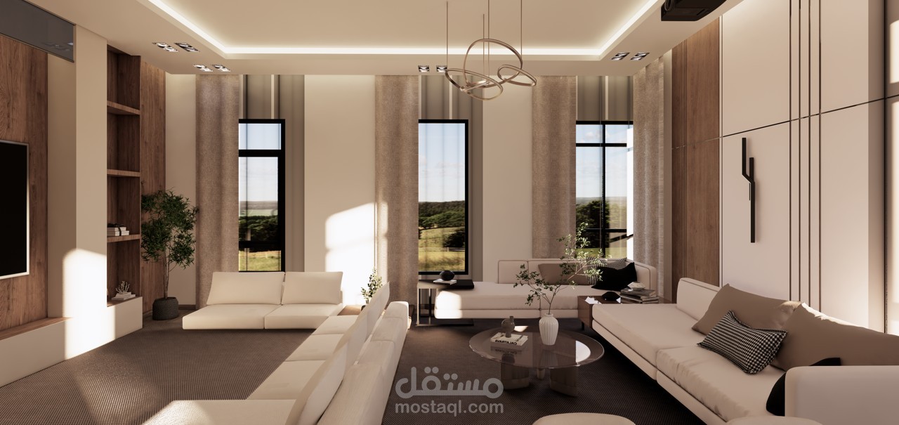 تصميم داخلي لمجلس رجالي