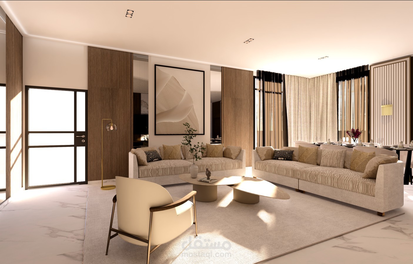 تصميم صالة مودرن