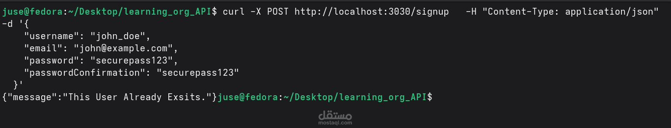 Learning Organizer API