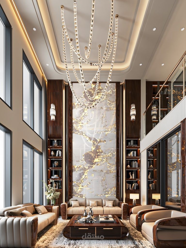 Reception for villa Design