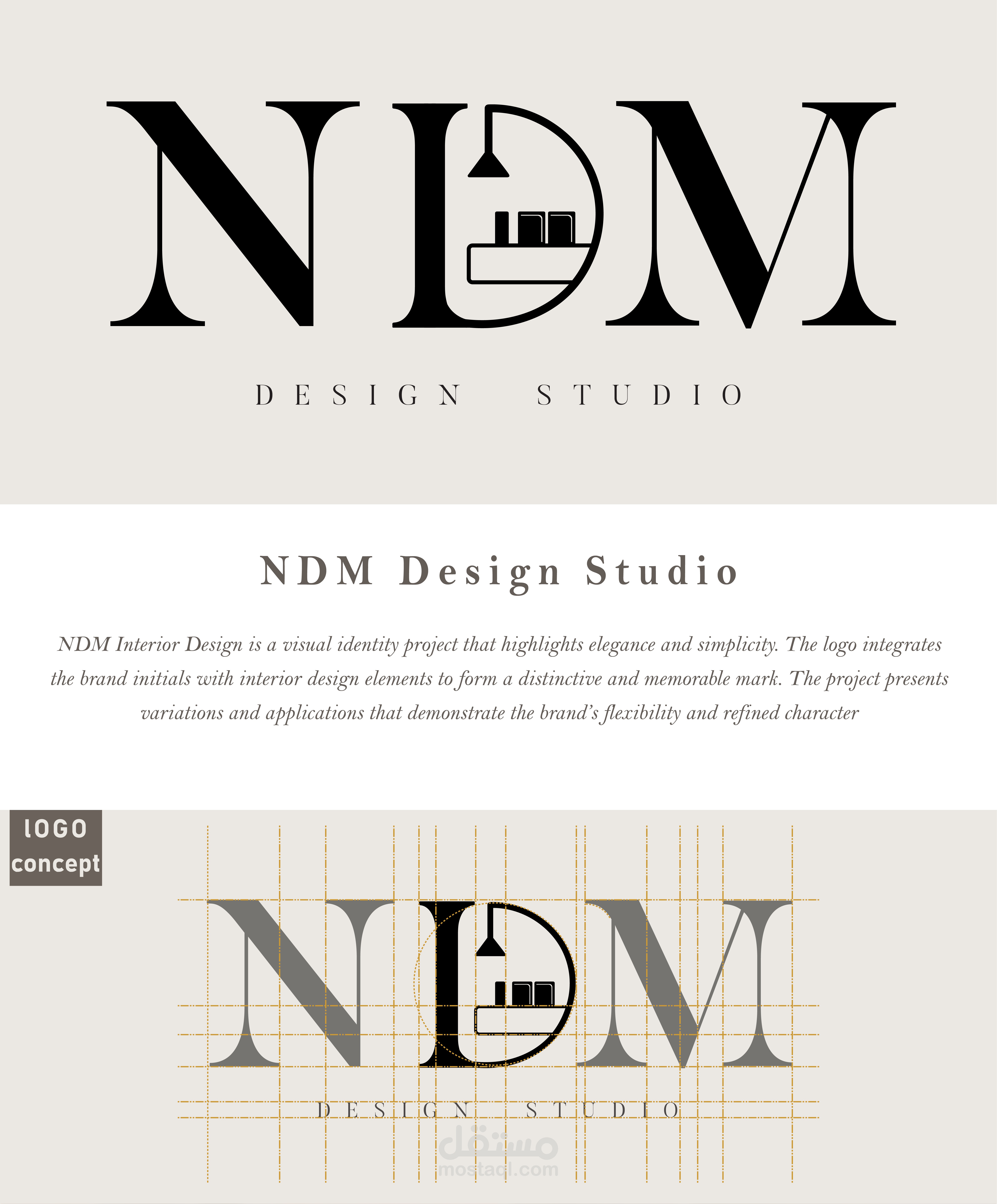 NDM Design Studio – Visual Identity Design