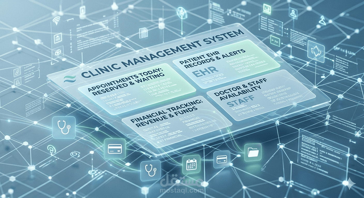 بناء نظام متكامل لإدارة العيادات والمراكز الطبية (Enterprise Clinic Management System) باستخدام Laravel & Livewire