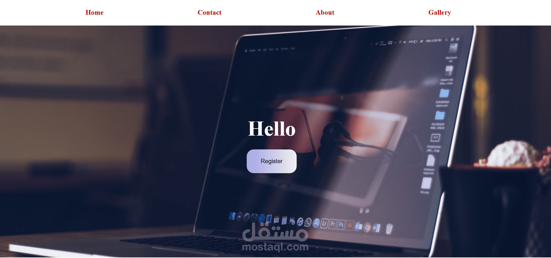 (صفحة رئيسية)Home Page