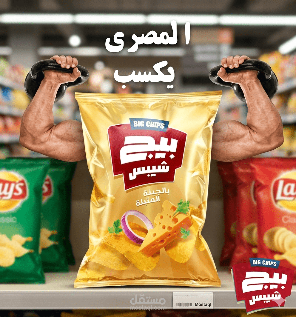 تصميم سوشيال ميديا بيج شيبس
