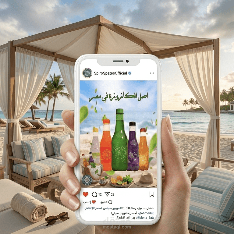 تصميم سوشيال سبيرو سباتس اصل الكازوزة