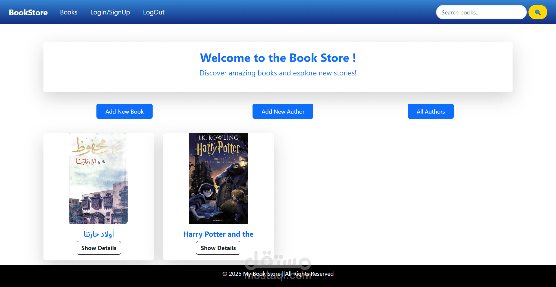 Book Store Using Flask FrameWork