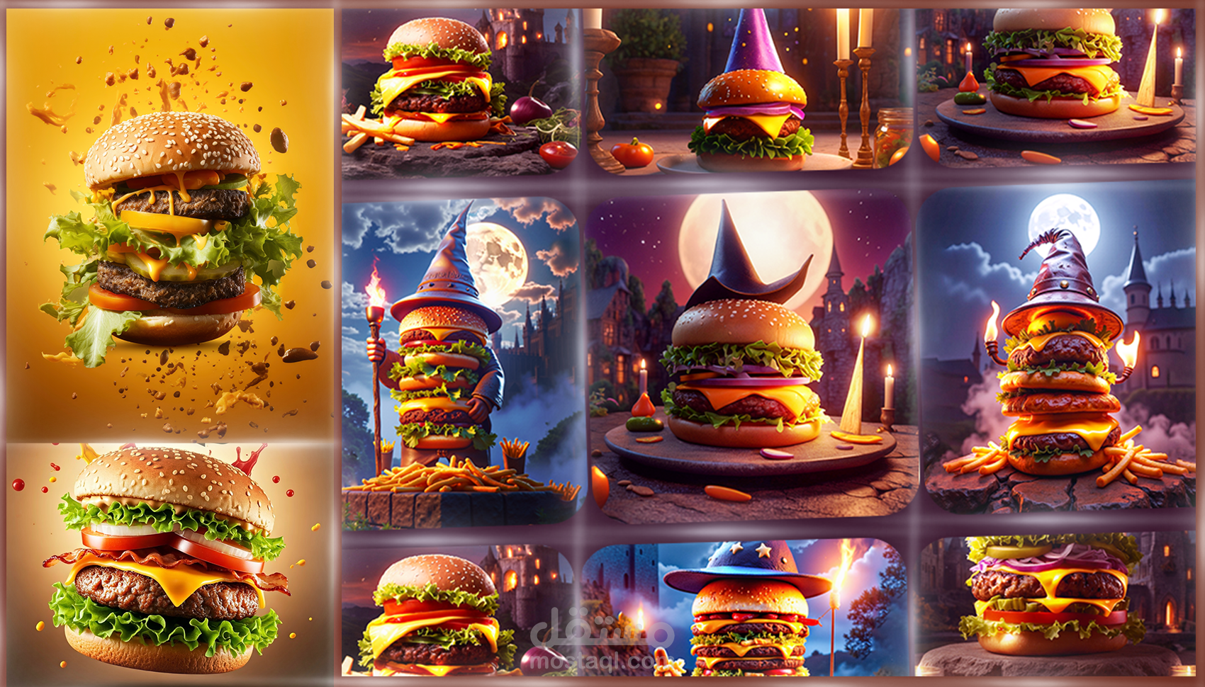 تصميم سوشيال ميديا لبرجر