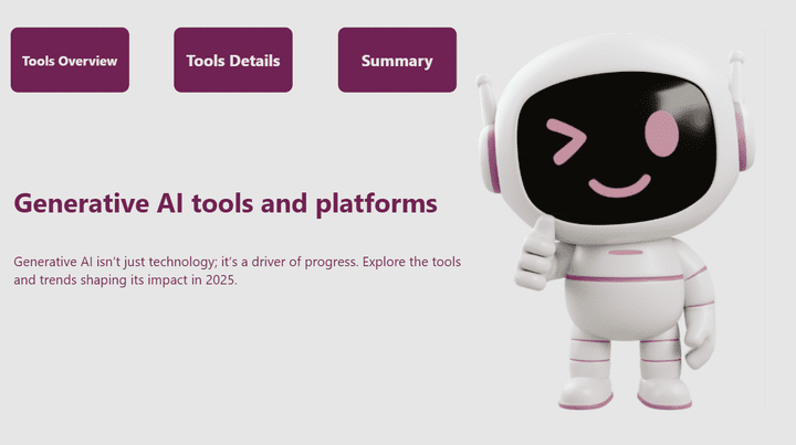 تحليل أداوت الذكاء الاصطناعي