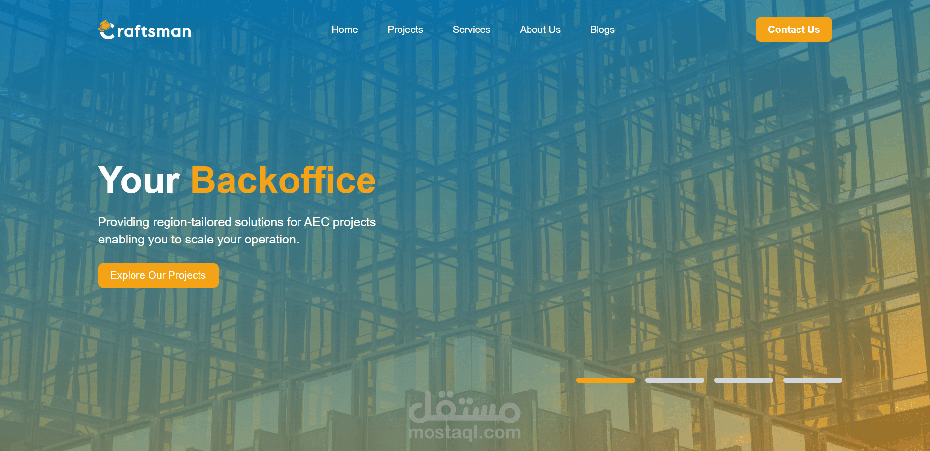Landing Page for Craftsman