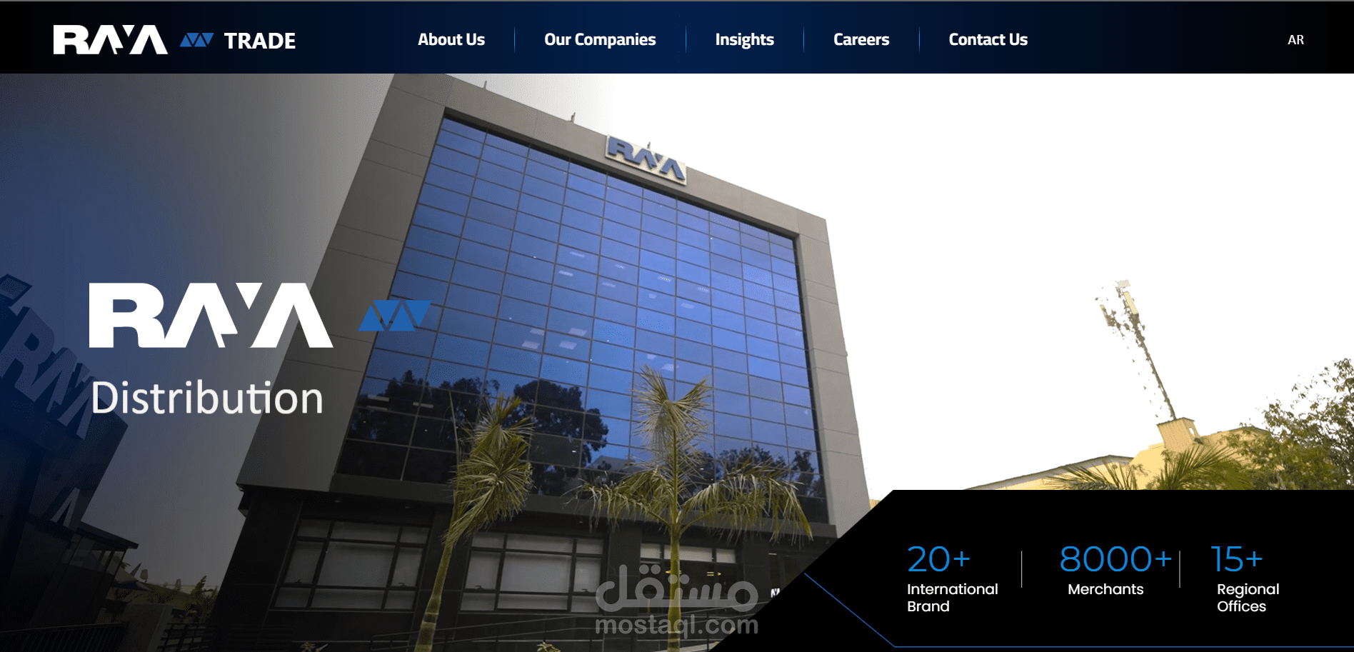 Raya Trade Website