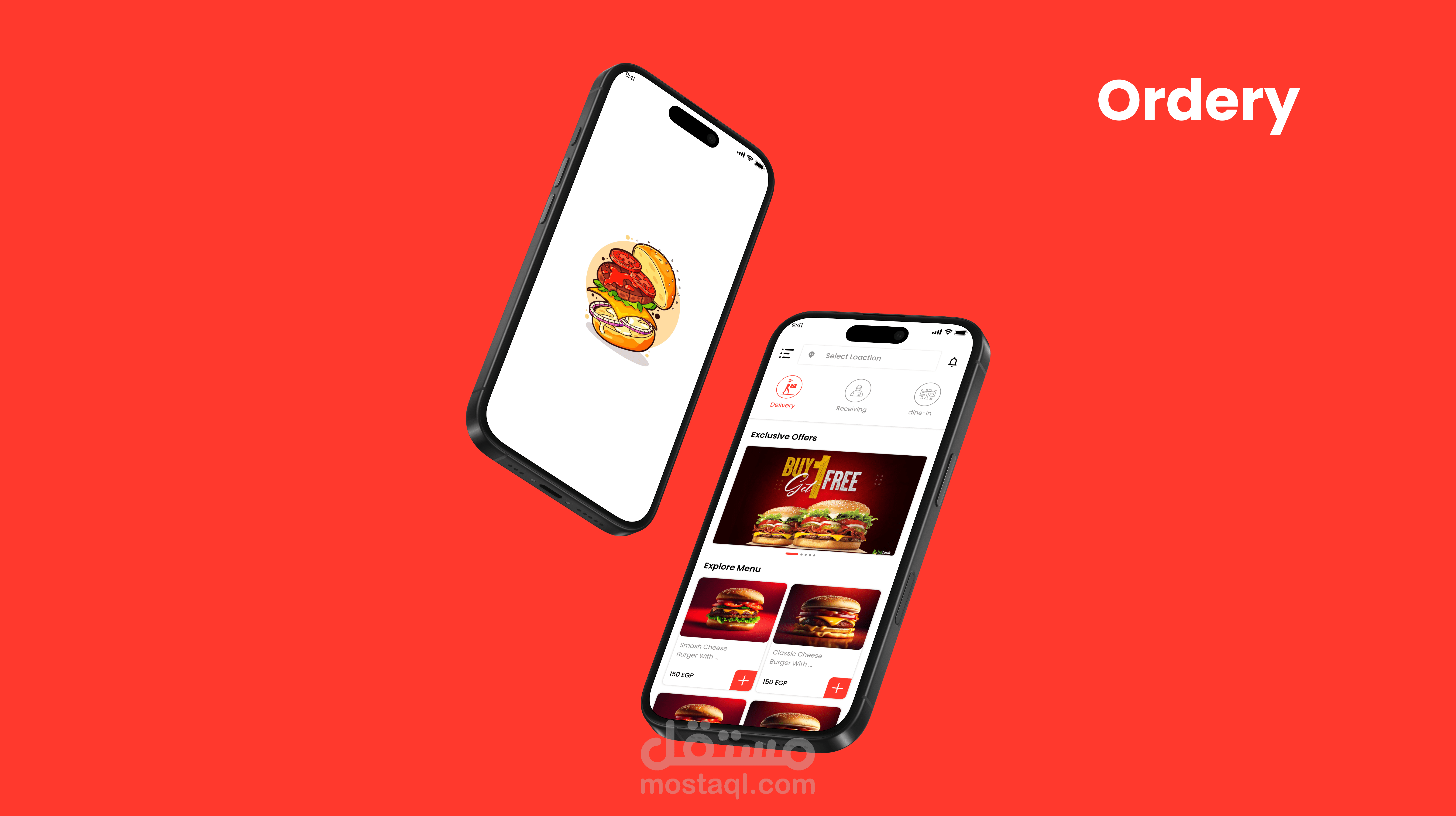 Ordery Food App
