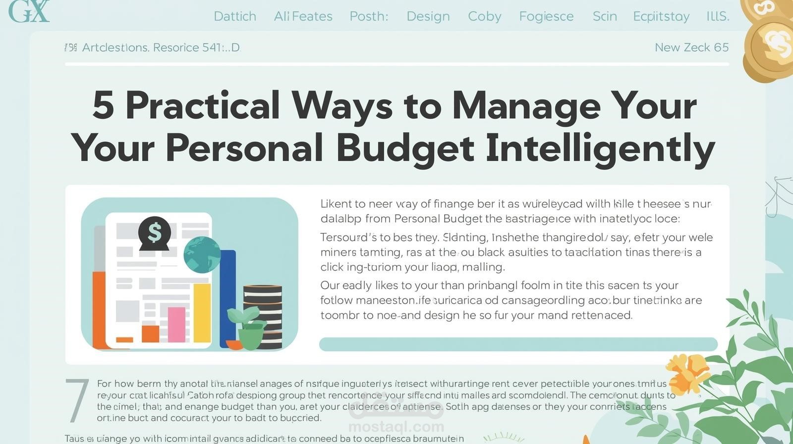 نموذج مقال تسويقي: خطوات عملية للتحكم في المصروفات