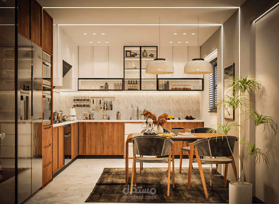 تصميم داخلي لمطبخ