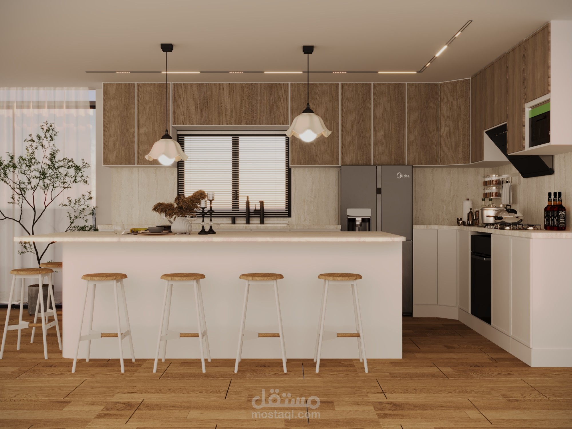 تصميم مطبخ بطراز حديث