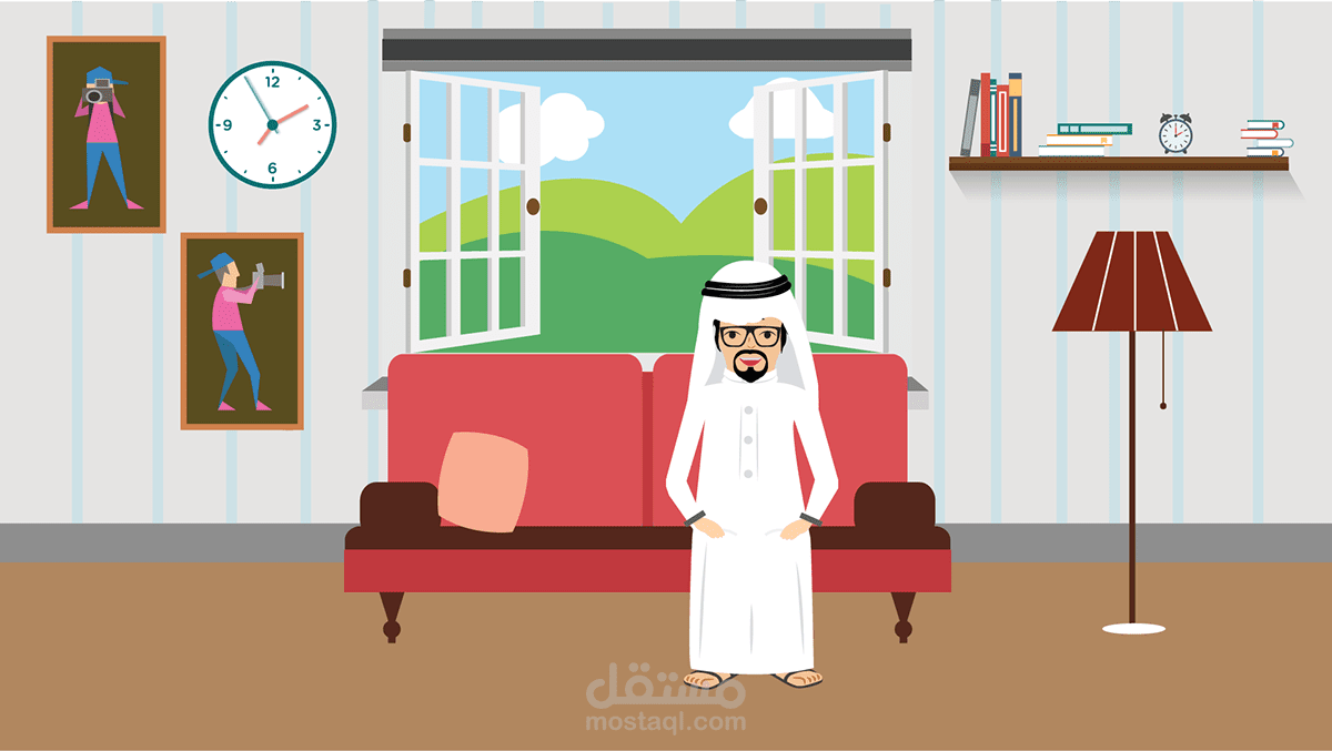 رسم شخصيات انفوجرافيك