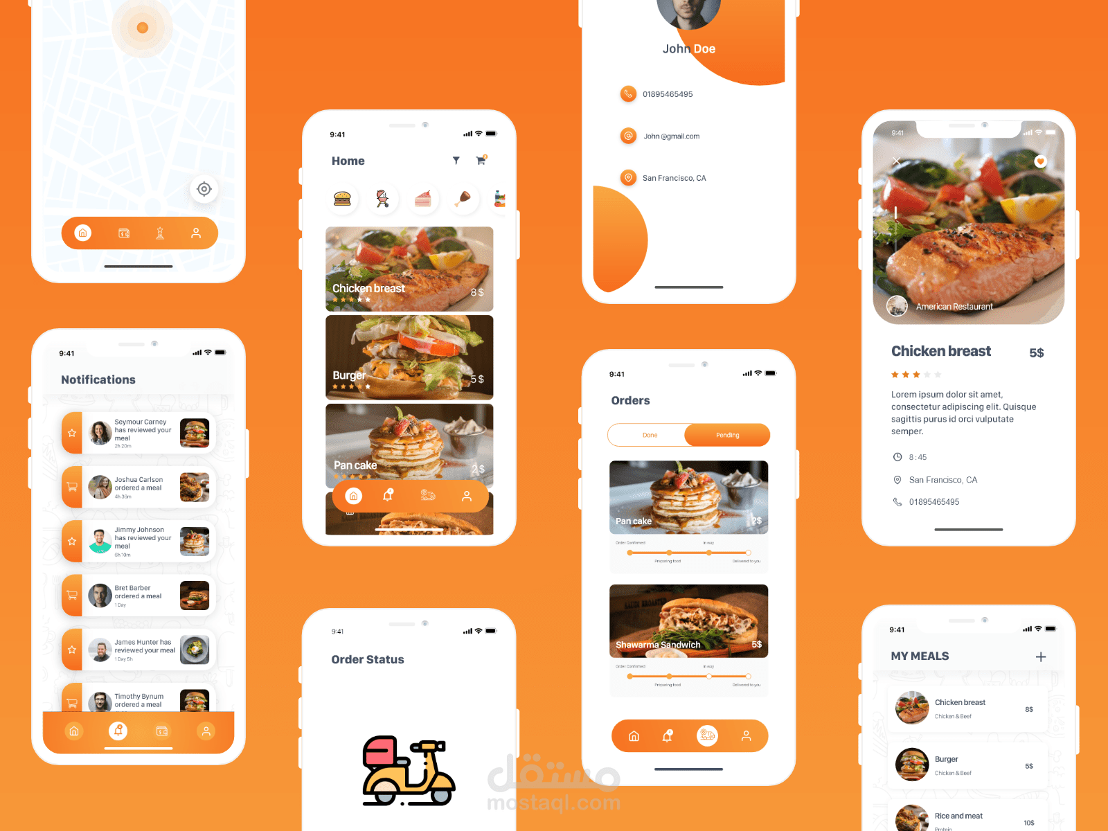 Quick Meals App Ui Ux Design