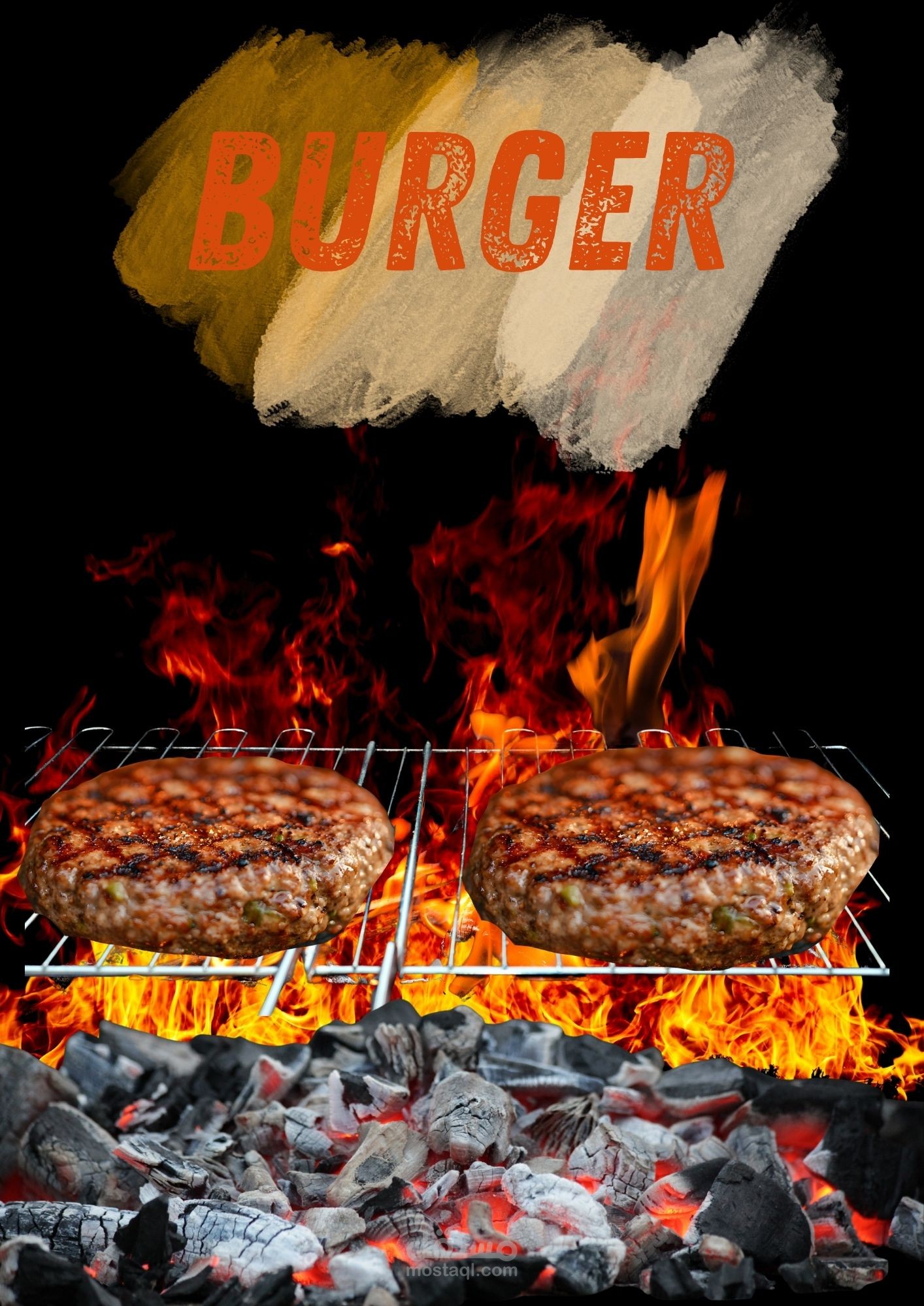 تصميم اعلان اكل