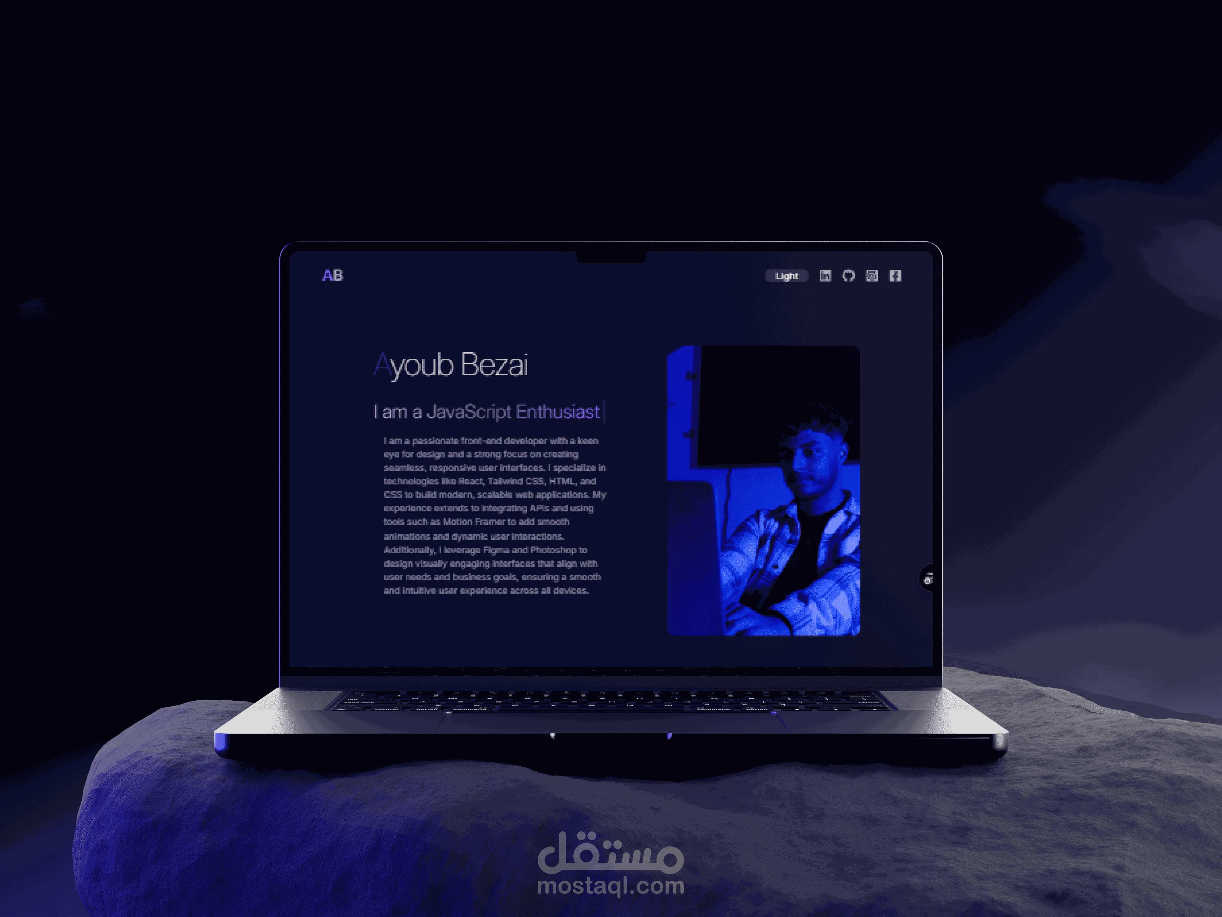 مستودع أعمالي الشخصية (Portfolio)