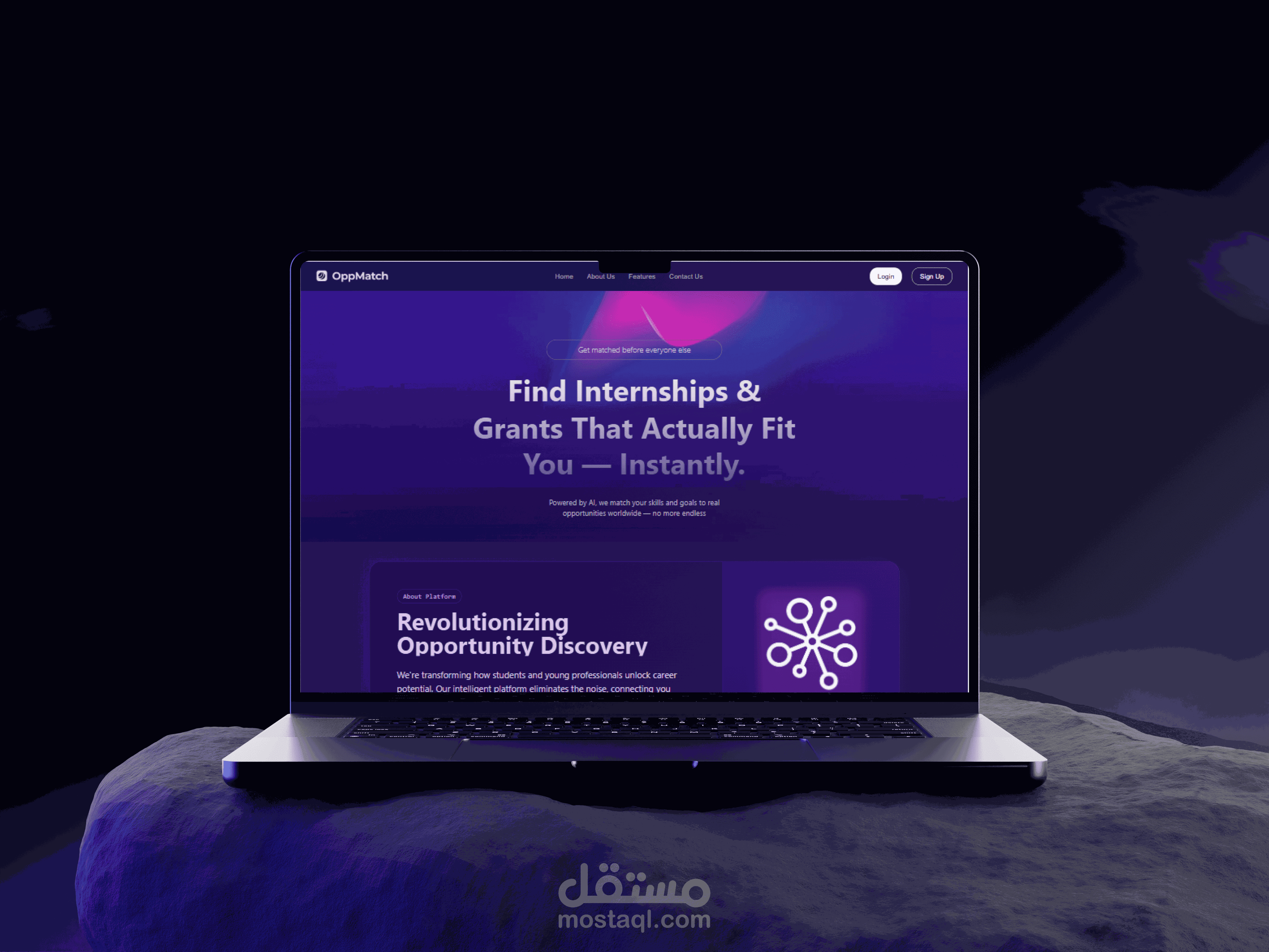 OppMatch – حل رقمي مدعوم بالذكاء الاصطناعي لتوجيه الطلاب نحو الفرص الأنسب