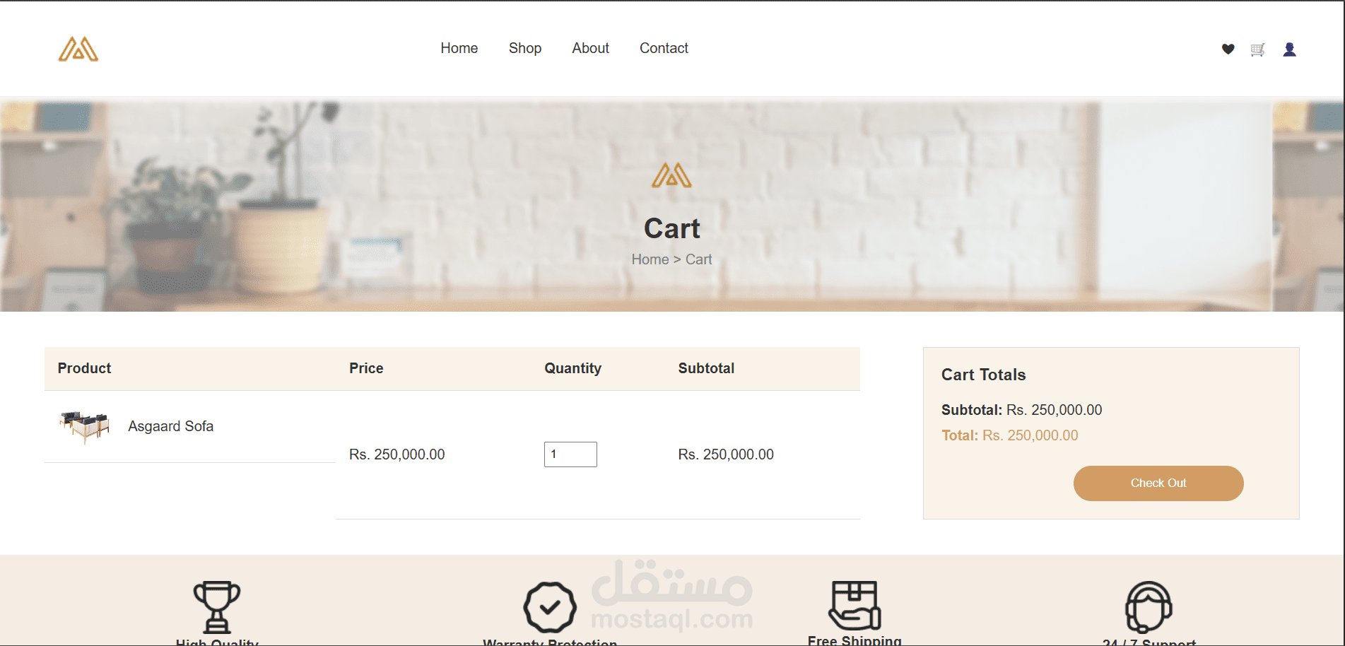 Cart Page