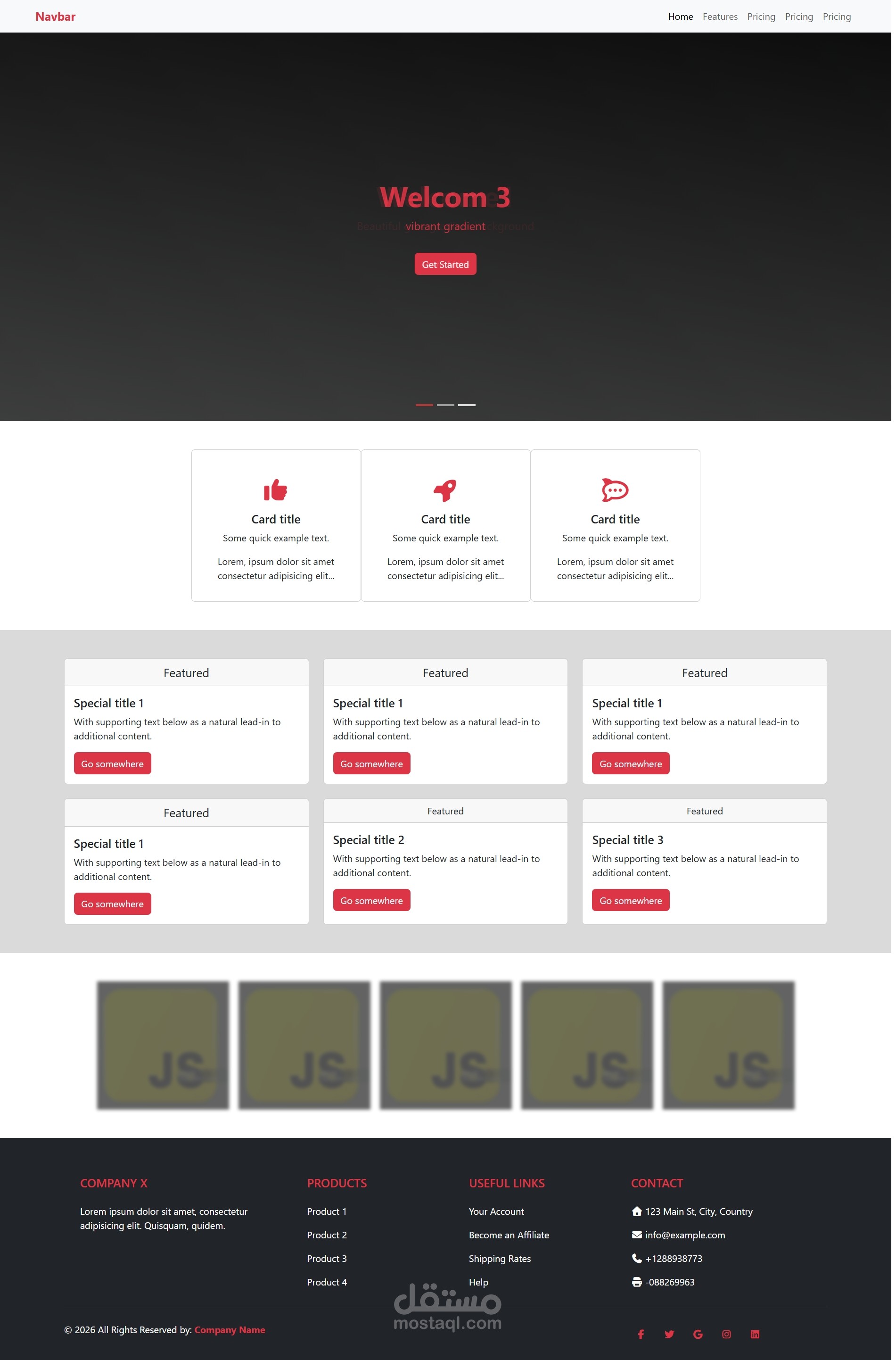صفحة هبوط تفاعلية (Interactive Landing Page)