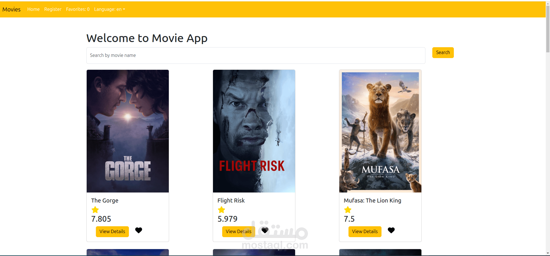 Movie website